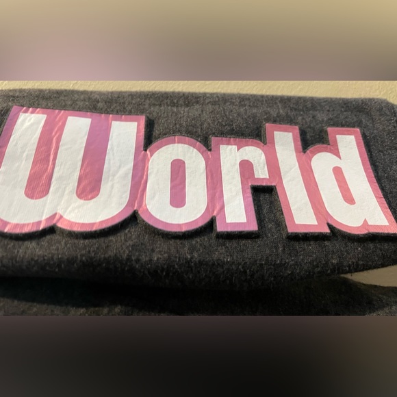 Genuine Walt Disney World Parks Pink, Gray & White Pullover Hoodie Size Medium - Picture 12 of 13